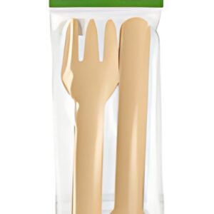 PAPSTAR Fourchette en papier "Pure", naturel