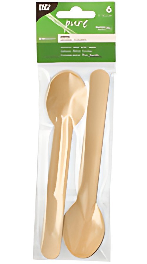 PAPSTAR Cuillère en papier "Pure", naturel