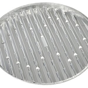 STARPAK Barquette de barbecue en aluminium, rond