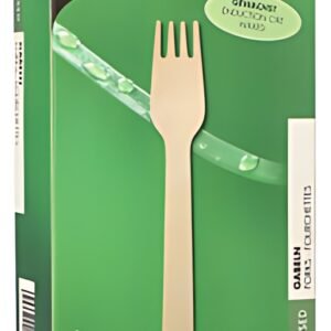 PAPSTAR Fourchette en bois "pure", cirée, longueur: 160 mm