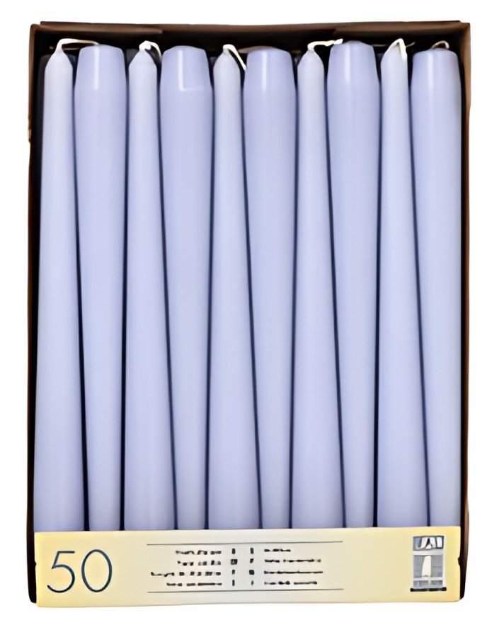 STARPAK Bougie de chandelier, 22 mm, pack de 50, lilas