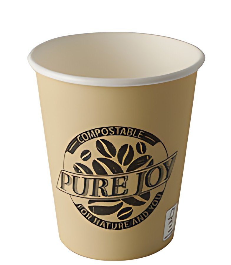 PAPSTAR Gobelet en carton "pure", 0,5 l, nature