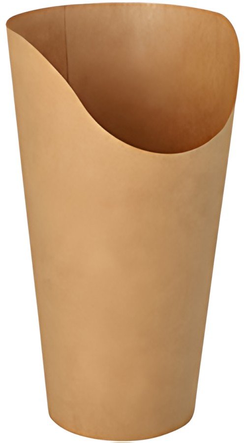 PAPSTAR Pot à wrap, rond, 590 ml, brun