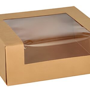 PAPSTAR Sushibox "pure", dimensions: 195 x 140 x 45 mm, brun