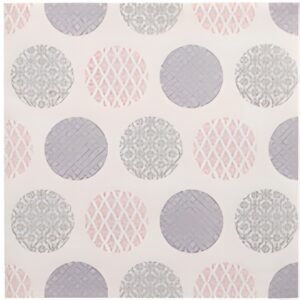 PAPSTAR Serviette à motif "ROYAL Collection Rococo", rose