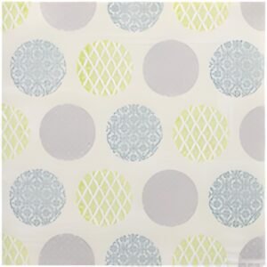 PAPSTAR Serviette à motif "ROYAL Collection Rococo", vert