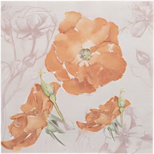 PAPSTAR Serviette à motif "ROYAL Collection Blossom"