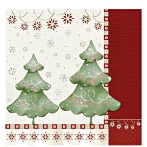 PAPSTAR Serviette à motif de Noël "Winter Harmony"