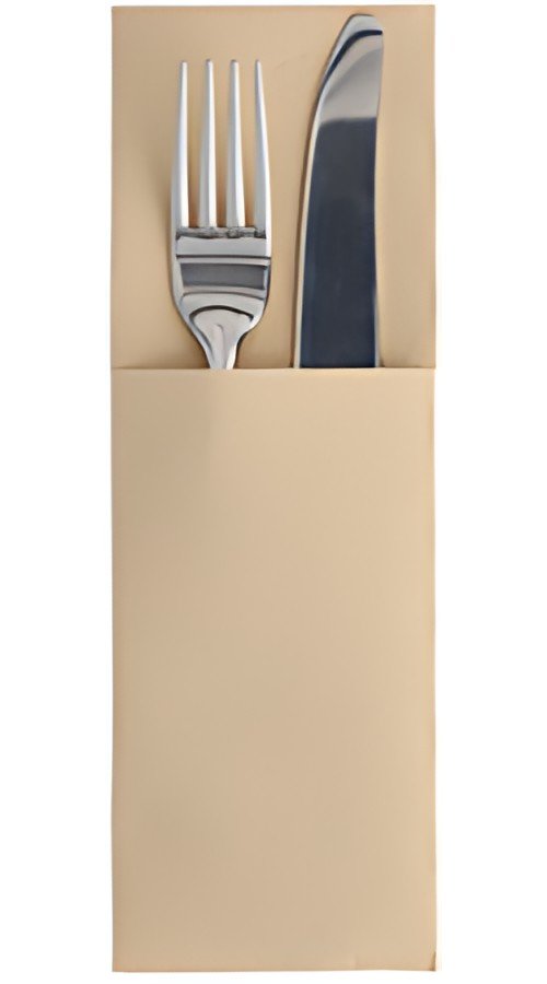 PAPSTAR Serviette pochette "ROYAL Collection", sable