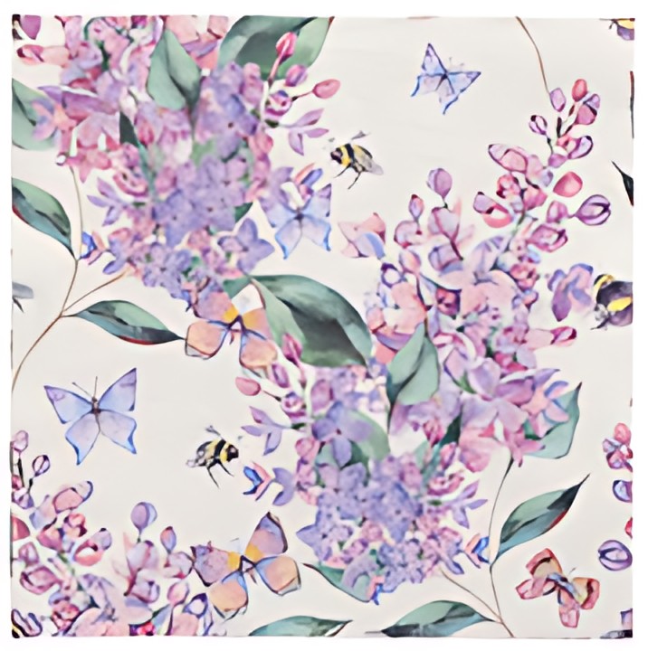 PAPSTAR Serviette à motif "Lilac Dream", 330 x 330 mm