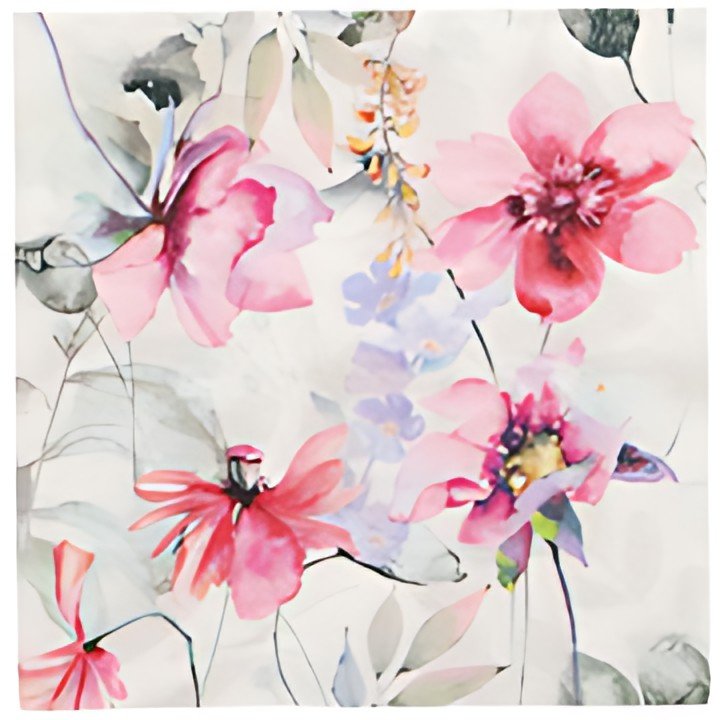 PAPSTAR Serviette à motif "Summer Scent", 330 x 330 mm