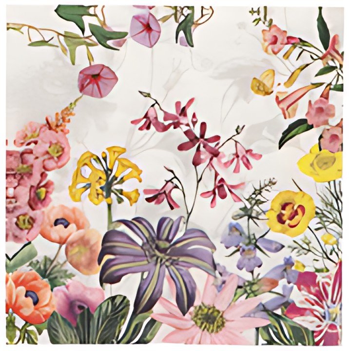 PAPSTAR Serviette à motif "Jardin", 330 x 330 mm