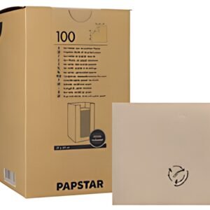 PAPSTAR Serviette cocktail "PUNTO", 200 x 200 mm, naturel