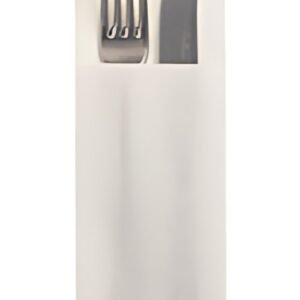 STARPAK Serviette pochette "DAILY Collection", blanc