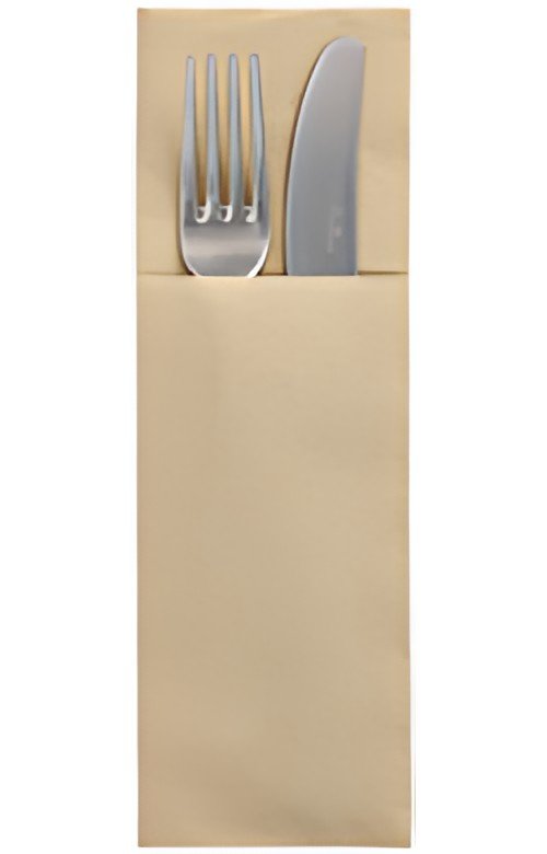 STARPAK Serviette pochette "DAILY Collection", sable