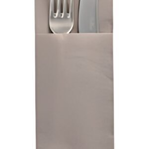 STARPAK Serviette pochette "DAILY Collection", gris