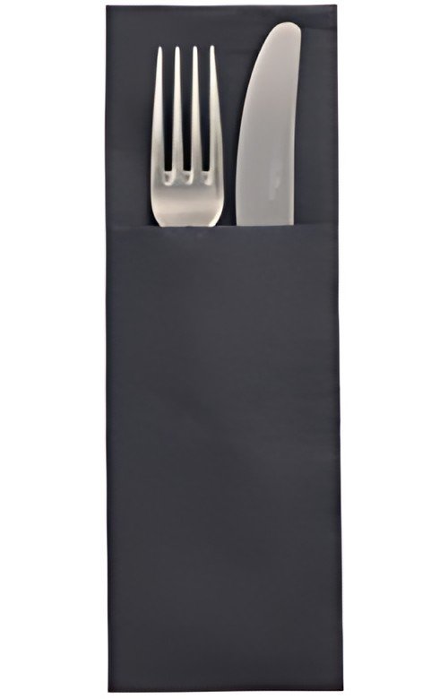 STARPAK Serviette pochette "DAILY Collection", noir