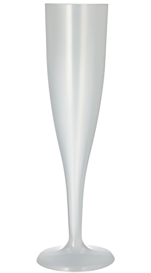 PAPSTAR Flûte à champagne réutilisable, 0,1 l, 10 pièces