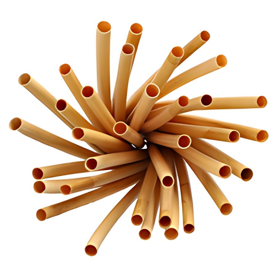 PAPSTAR Paille en roseau "pure", 150 mm, naturel
