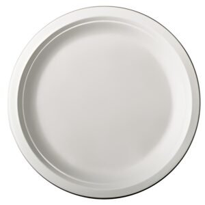 PAPSTAR Assiette en canne à sucre "pure", rond, 260 mm