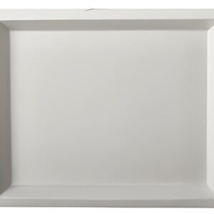 Assiettes en canne à sucre PAPSTAR "pure", carrées, 130 x 260 mm, 50 pièces
