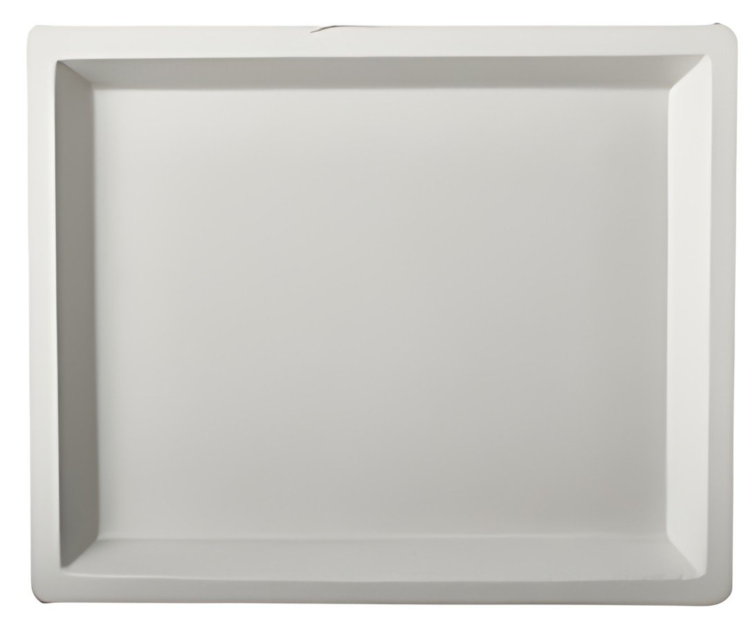 Assiettes en canne à sucre PAPSTAR "pure", carrées, 130 x 260 mm, 50 pièces