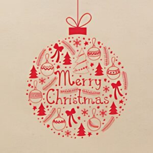 PAPSTAR Serviette à motif de Noël "Christmas Ball"