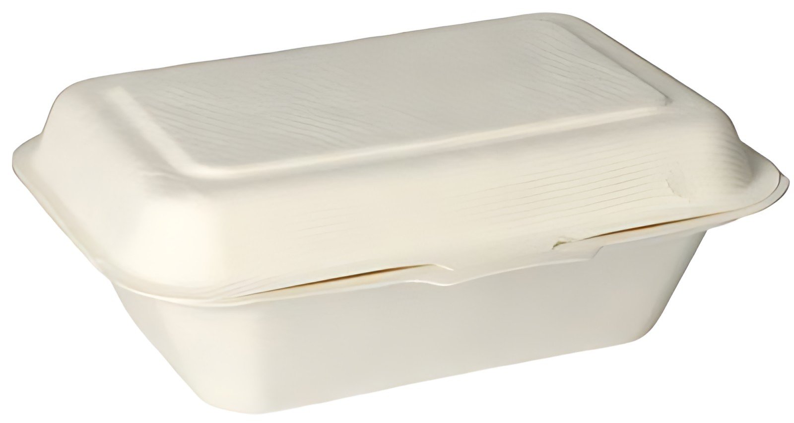 PAPSTAR Boîte à encas en canne à sucre "pure", blanc