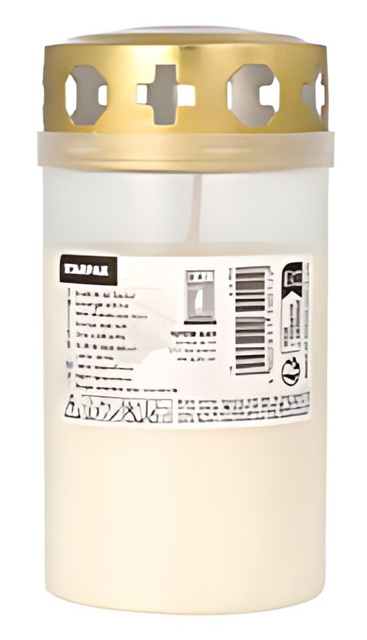STARPAK Photophore tombal T3, diamètre: 64 mm, transparent