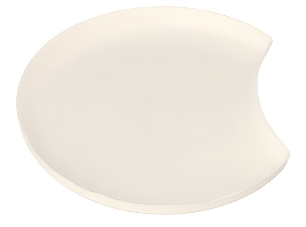 PAPSTAR Assiette en canne à sucre "pure", demi-lune, 12