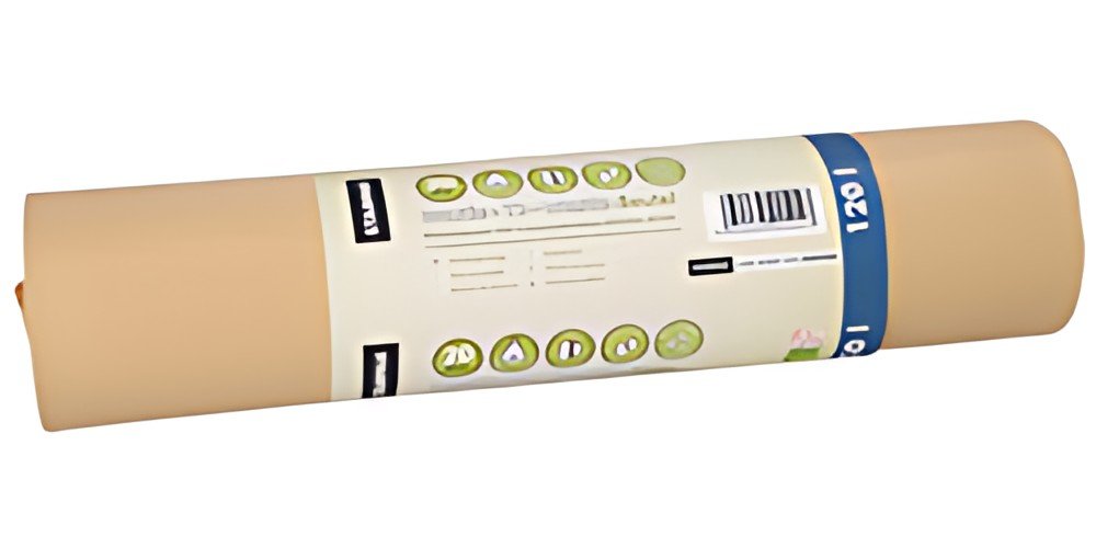 STARPAK Sac poubelle "Waste-to-Waste", 120 litres, marron