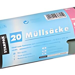 STARPAK Sac poubelle HDPE, 70 litres, noir