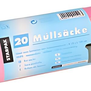 STARPAK Sac poubelle HDPE, 70 litres, pink
