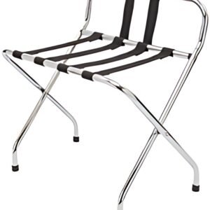 MOOR Porte-bagages MARY II, avec dos, chromé, argent
