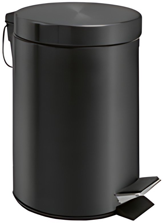 MOOR Poubelle cosmétique à pédale MELINDA, 3 litres, inox