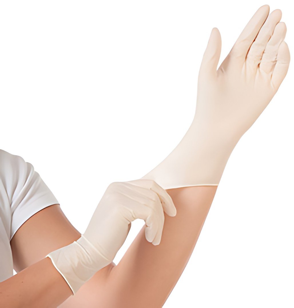 HYGOSTAR Gants en latex "GRIP", XL, blanc