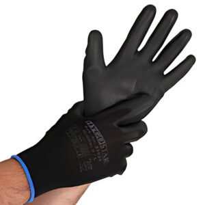 HYGOSTAR Gant de travail "BLACK ACE", L, noir