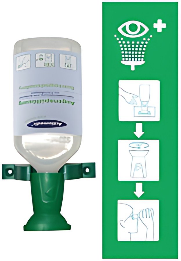 HYGOSTAR Station de lavage oculaire, avec 500 ml de