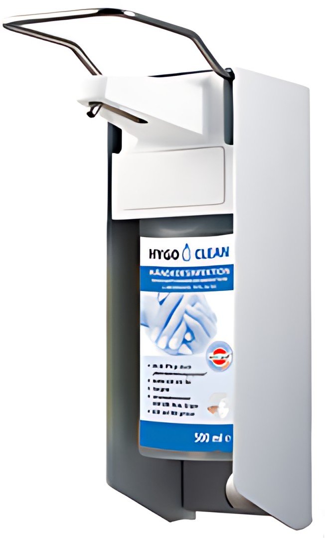 HYGOCLEAN Distributeur mural, pour flacon de 500 ml, argent