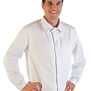 HYGOSTAR Veste agroalimentaire conforme HACCP, M, blanc