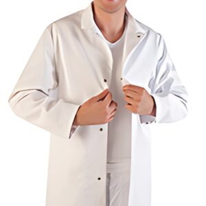 HYGOSTAR Blouse agroalimentaire conforme HACCP, XL, blanc