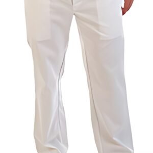 HYGOSTAR Pantalon agroalimenatire HACCP, L, blanc