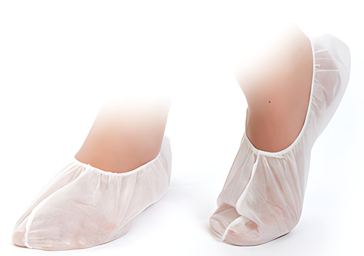 HYGOSTAR Chaussettes jetables, taille: 34 - 42, blanc