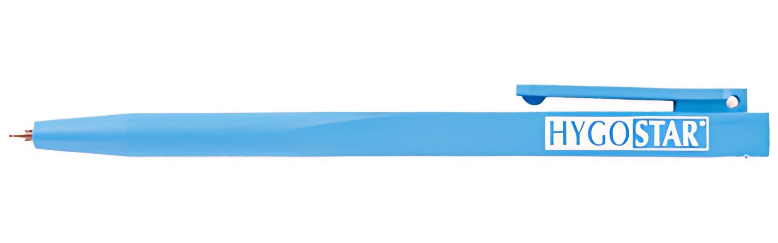 HYGOSTAR Stylo à bille ECONOMY, détectable, bleu