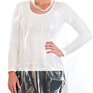 HYGOSTAR Poncho de pluie, en polyéthylène, transparent