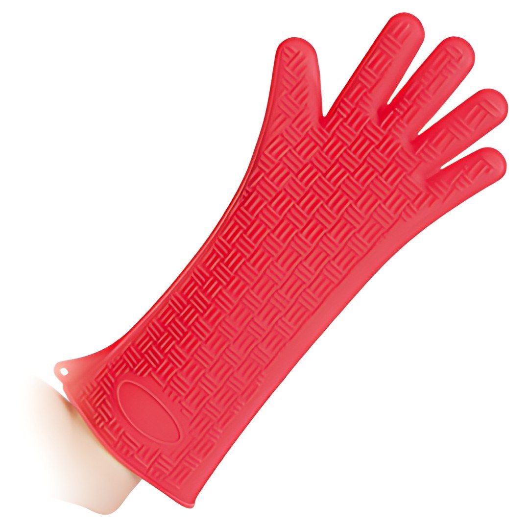 HYGOSTAR Gant en silicone "HEATBLOCKER", rouge