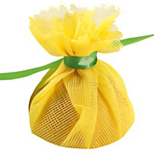 HYGOSTAR Lemon wrap, avec cravate verte, jaune