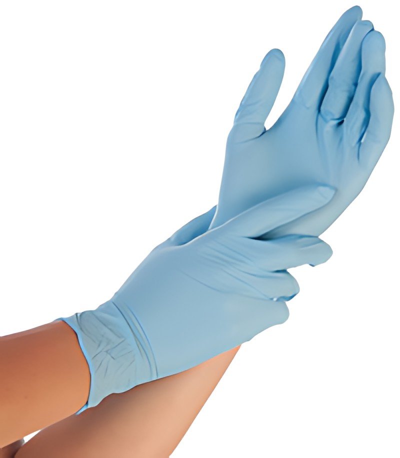 HYGOSTAR Gant en nitrile "SAFE PREMIUM", L, bleu
