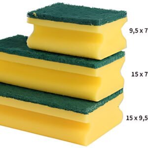HYGOCLEAN Eponge de nettoyage CLASSIC, 150 x 70 mm, jaune