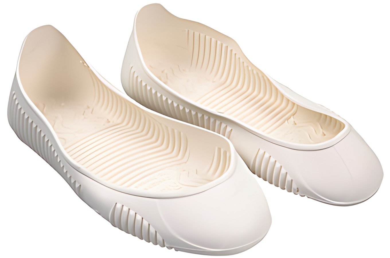 HYGOSTAR Surchaussure anti-dérapante en latex SRC, blanc